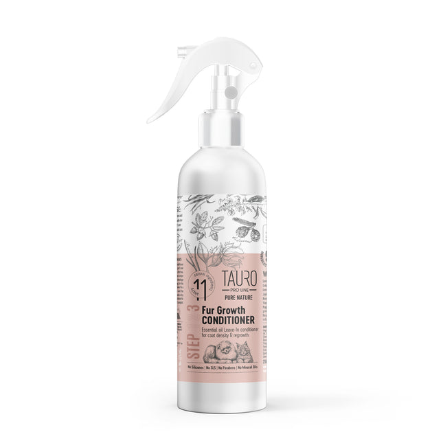TAURO PRO LINE Pure Nature Fur Growth, coat growth promoting spray conditioner for dogs and cats, 250 ml