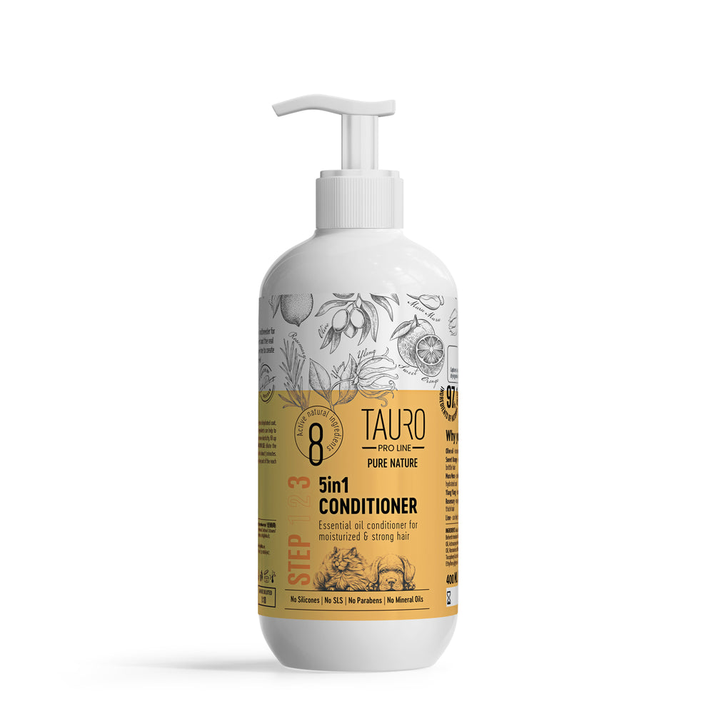 Tauro Pro Line, Pure Nature, 5in1 Conditioner - feuchtigkeitsspendend für Hunde & Katzen