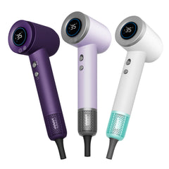 TAURO PRO LINE – Handlicher Föhn mit Ionen-Technologie – mit Geschwindigkeits- & Temperaturregelung, inkl. 2 Aufsätzen