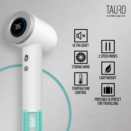 TAURO PRO LINE handheld pet coat dryer with negative ion generation technology, EU plug