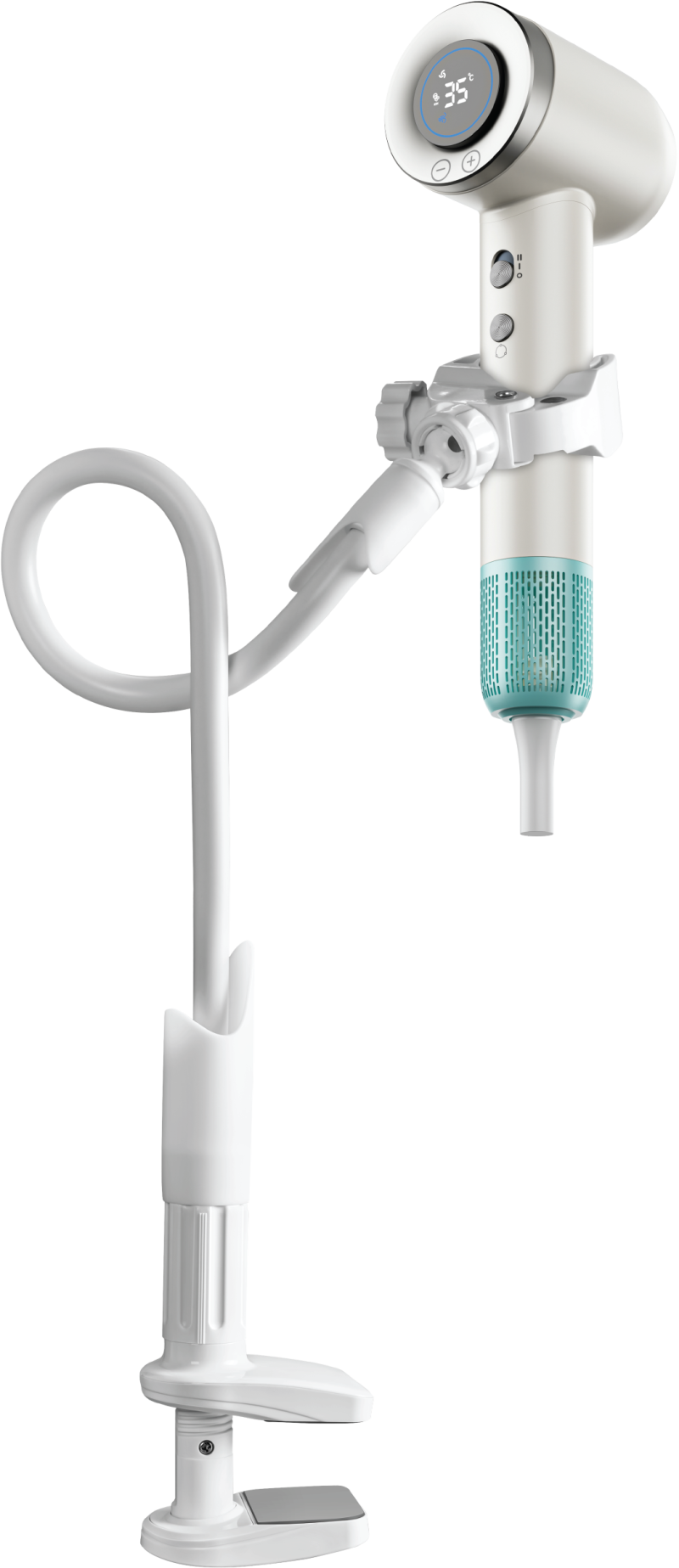 Tauro Pro Line, support de sèche-cheveux pour animaux de compagnie – réglable et rotatif