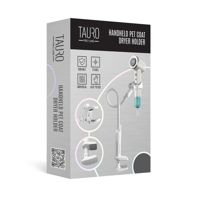 TAURO PRO LINE – Föhnhalter für Haustierpflege – verstellbar & drehbar