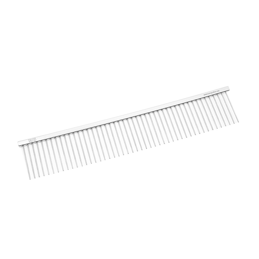 Tauro Pro Line, Metal Comb – wide teeth, antistatic, chrome-plated & moisture-resistant