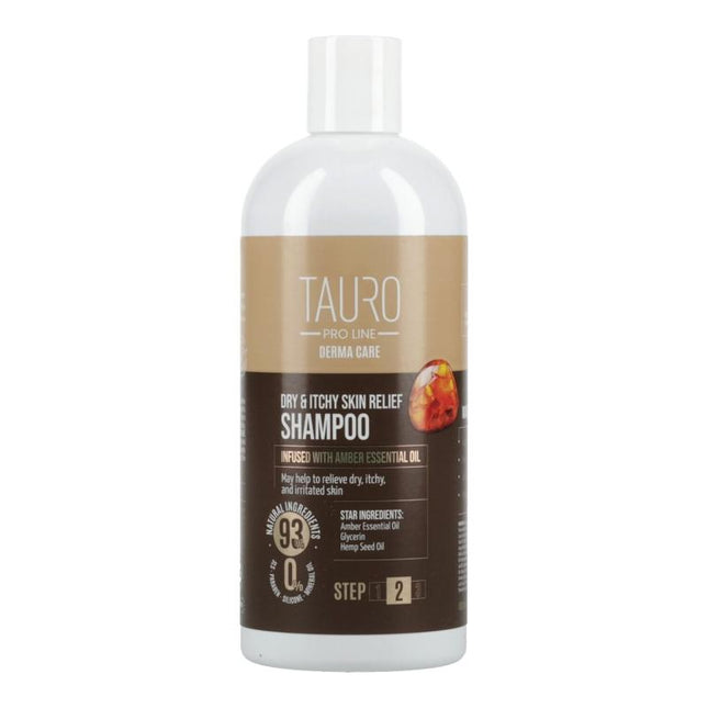 TAURO PRO LINE Derma Care Dry &amp; Itchy Skin Relief Shampoo for dogs and cats, relieving dry and itchy skin shampoo for dogs and cats, 400 ml