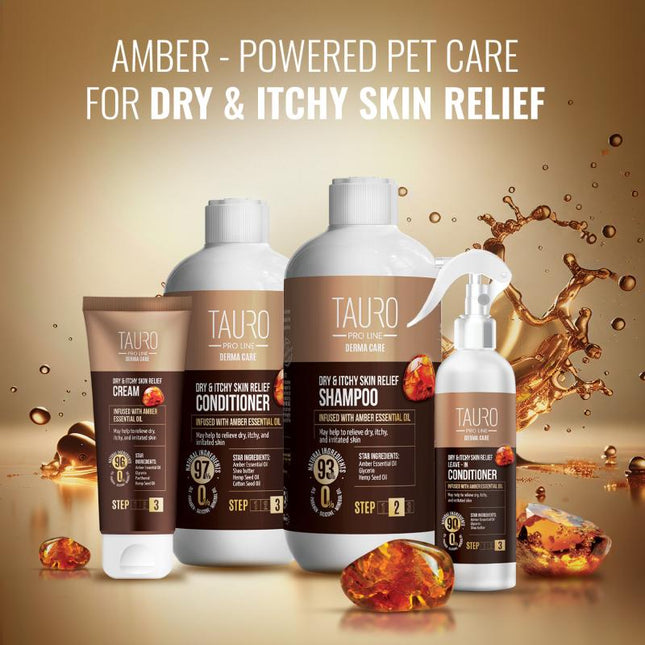 Tauro Pro Line, Derma Care, Dry & Itchy Skin Relief Conditioner - bei trockener & juckender Haut, für Hunde & Katzen