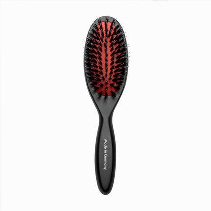 TAURO PRO LINE Brush, beech wood, 16 mm boar bristles with nylon teeth, black, oval shape