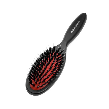 TAURO PRO LINE Brush, beech wood, 16 mm boar bristles with nylon teeth, black, oval shape