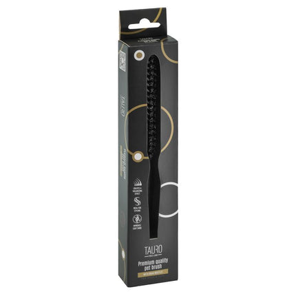 TAURO PRO LINE Brush, beech wood, natural boar bristles, black, long, 23.5 cm