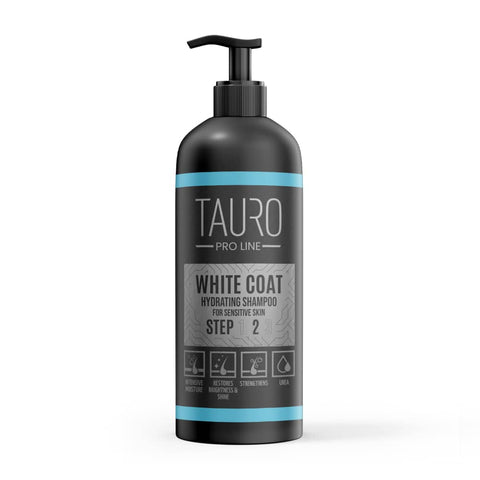 TAURO PRO LINE White Coat, Hydrating Shampoo For Dogs And Cats