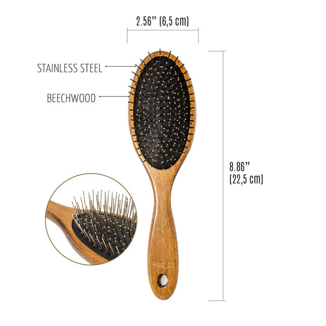 TAURO PRO LINE Brush massage, wooden