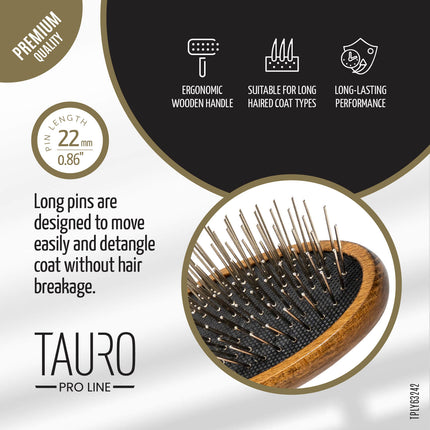 TAURO PRO LINE Brush massage, wooden