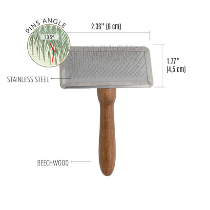 TAURO PRO LINE Brush, with metal rim, teeth 11 mm