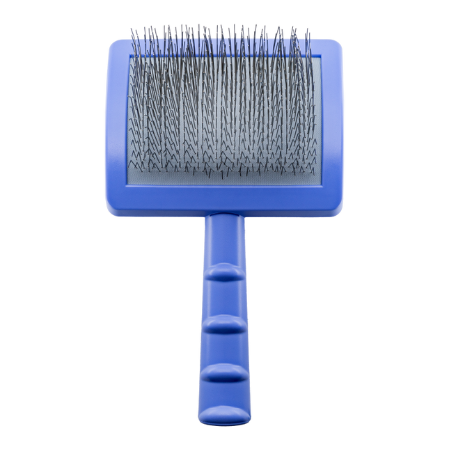 Brosse TAURO PRO LINE, plastique, picots fins et souples en acier inoxydable