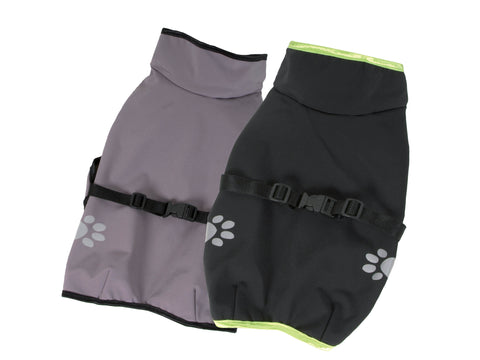 O´LALA PETS Mantel Softshell grau Size M