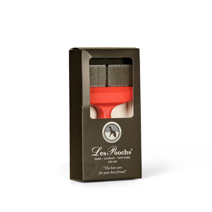 LES POOCHS - Brosse Rouge / Extrêmement résistante - Brosse spéciale pour défaire les nœuds et le feutre - Largeur 9 cm