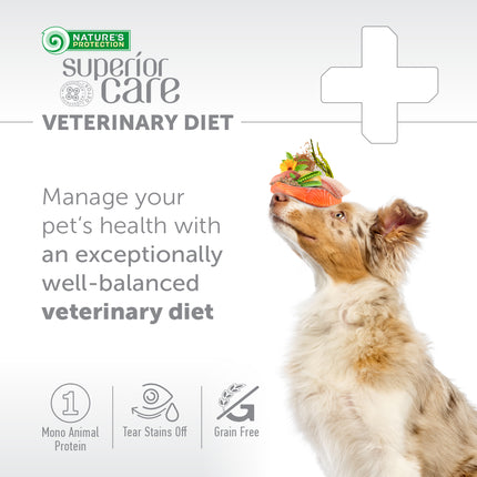 Nature's Protection, Superior Care, Veterinary Diet Gastrointestinal - Getreidefreies Diät Trockenfutter mit Weißfisch für ausgewachsene Hunde aller Rassen bei Verdauungsstörungen