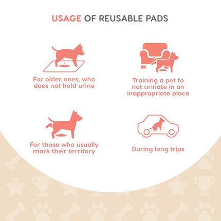 MISOKO | Washable dog mat - training pad, 4-layer, non-slip &amp; absorbent