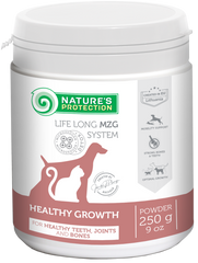 Nature's Protection Healthy Growth - Nahrungsergänzung für Welpen & Kitten, für Zähne, Gelenke & Knochen