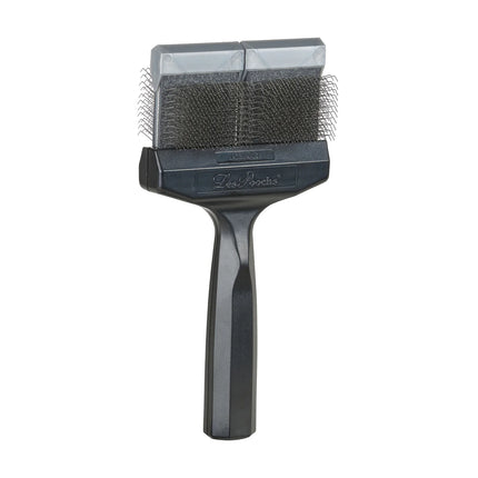 LES POOCHS - Brosse Argentée / Ferme - Démêlage et Finition en un - Largeur 9 cm