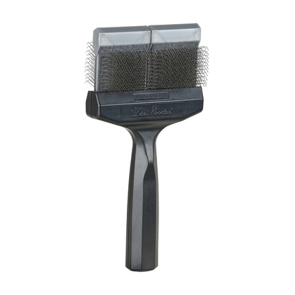 LES POOCHS Silver Brush – tête de brosse large de profil