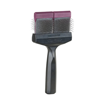 LES POOCHS Purple Brush – tête de brosse large de profil