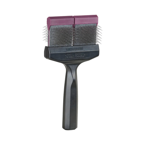 LES POOCHS - Brosse Violette / Très douce - Soin doux, idéal pour les zones sensibles - Largeur 9 cm