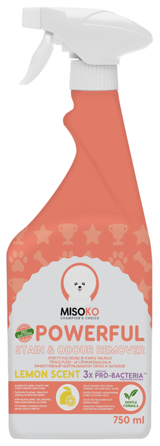 MISOKO | Dog Stain &amp; Odor Remover Spray with Citrus Scent - 750 ml