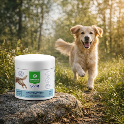 Nature's Protection, Boost Joint Support - Soft Chews Nahrungsergänzung zur Unterstützung der Gelenke bei ausgewachsenen Hunden aller Rassen