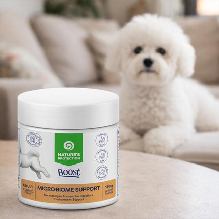 Nature's Protection, Boost Microbiome Support - Soft Chews Nahrungsergänzung zur Unterstützung der Verdauung bei ausgewachsenen Hunden aller Rassen
