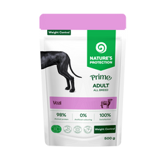 Nature's Protection, Prime Weight Control - Nassfutter mit Kalb zur Gewichtskontrolle für ausgewachsene Hunde aller Rassen