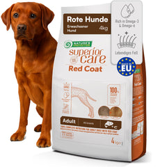 Nature's Protection, Superior Care - Getreidefreies Hundefutter mit Lachs – Erwachsene Hunde, alle Rassen, rotes Fell