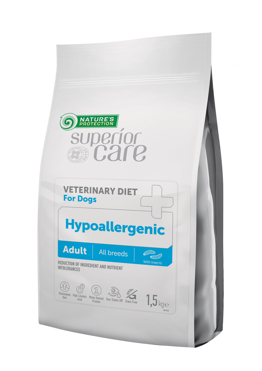Nature's Protection, Superior Care, Veterinary Diet Hypoallergenic - Grain-Free Insect-Based Dry Food - Adult, All Breeds, All Coat Types