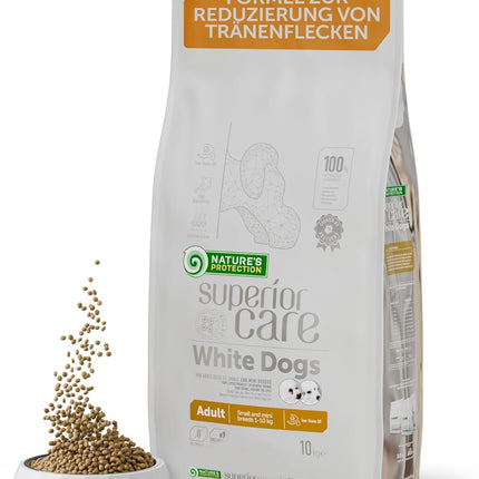 Nature's Protection, Superior Care - Getreidefreies Hundefutter mit Lamm – Erwachsene Hunde, kleine Rassen, weißes Fell