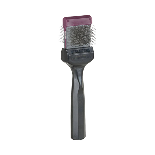 LES POOCHS Purple Brush – Bürstenkopf von der Seite