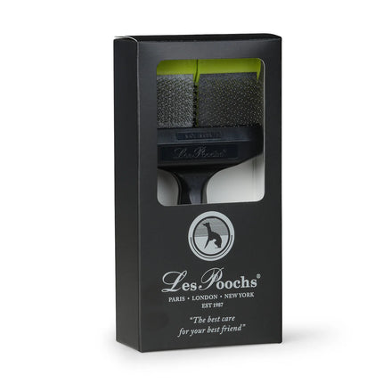 LES POOCHS - Brosse Verte / Douce - Pour le soin et le démêlage quotidiens - Largeur 9 cm