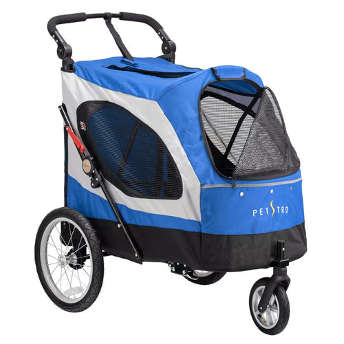 Petstro Stroller Skyline - Dog Buggy up to 45 kg - Blue