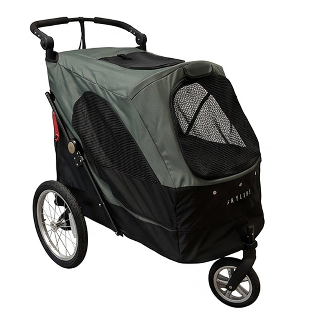 Petstro Stroller Skyline - Hundebuggy bis 45kg - Olivgrün