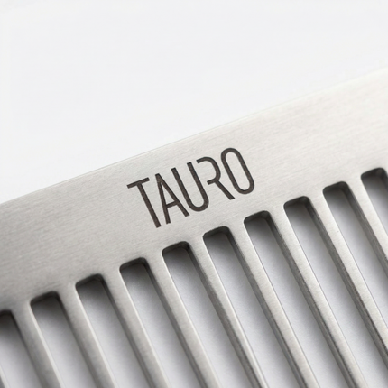 Tauro Pro Line Fellkamm - Professionell, zwei Zahndichten, aus Edelstahl