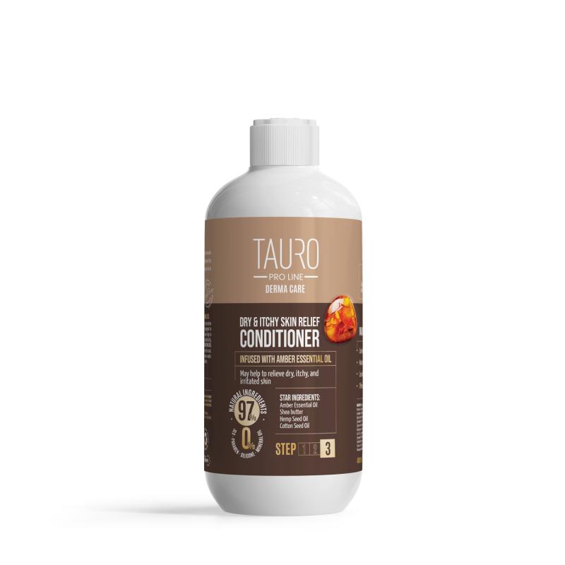 Tauro Pro Line, Derma Care, Dry & Itchy Skin Relief Conditioner - bei trockener & juckender Haut, für Hunde & Katzen