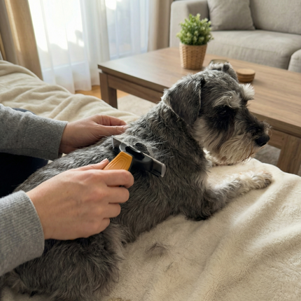 Tauro Pro Line Unterwollbürste & Deshedding-Rechen - Für die Fellpflege, Größe M