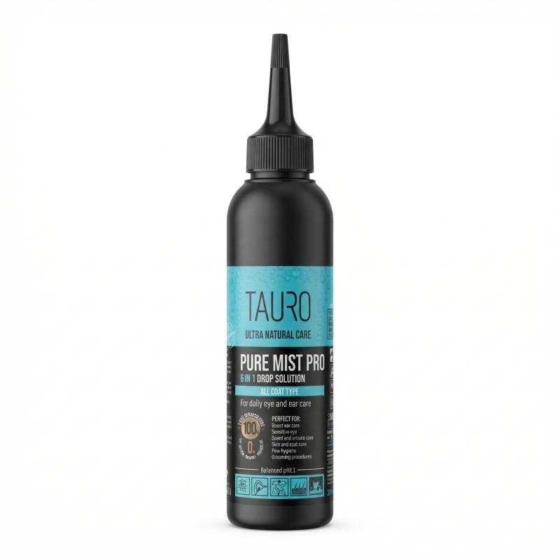 Tauro Pro Line, Ultra Natural Care Augen- & Ohrenpflege-Spray - Mit Pipetten-Applikator für Hunde & Katzen