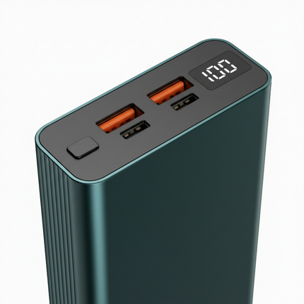 Tauro Pro Line Powerbank - Aus Aluminium, 22.5 W Schnellladefunktion, 20.000 mAh