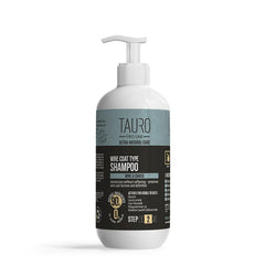 Tauro Pro Line, Ultra Natural Care, Wire Coat Shampoo - Für drahthaariges Fell bei Hunden & Katzen