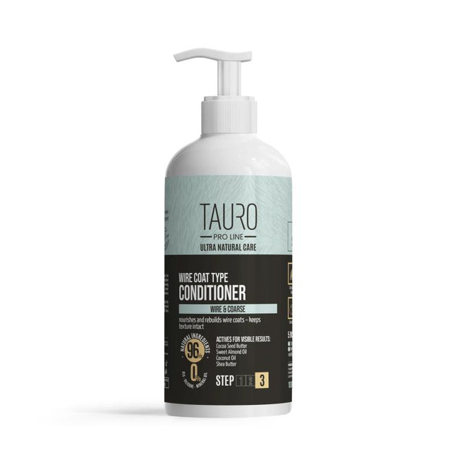 Tauro Pro Line, Ultra Natural Care, Wire Coat Conditioner - Für drahthaariges Fell bei Hunde & Katzen
