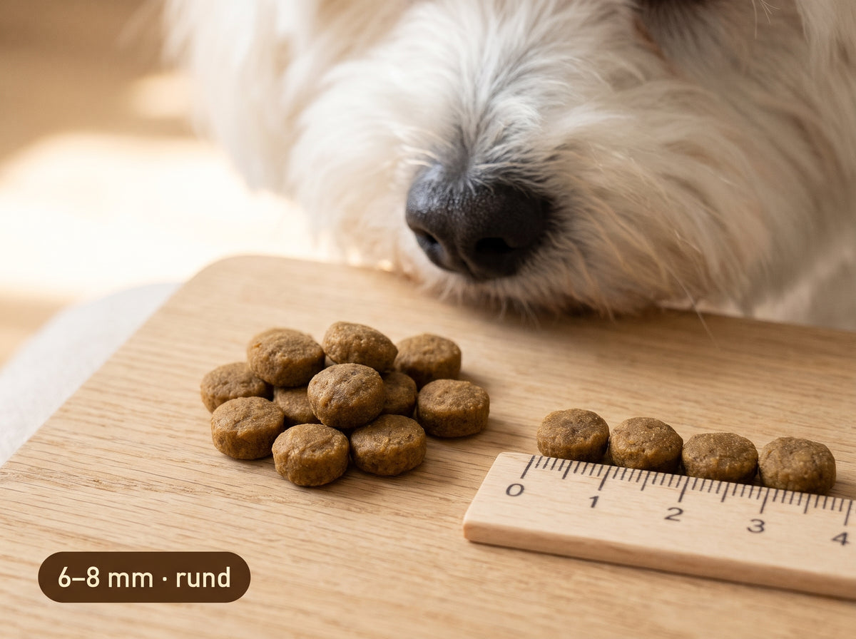 Nature's Protection Kroketten: rund und 6–8 mm groß, passend für kleine Hunde
