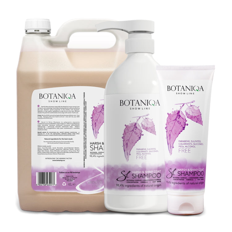 BOTANIQA SHOW LINE Harsh &amp; Shiny Coat Shampoo