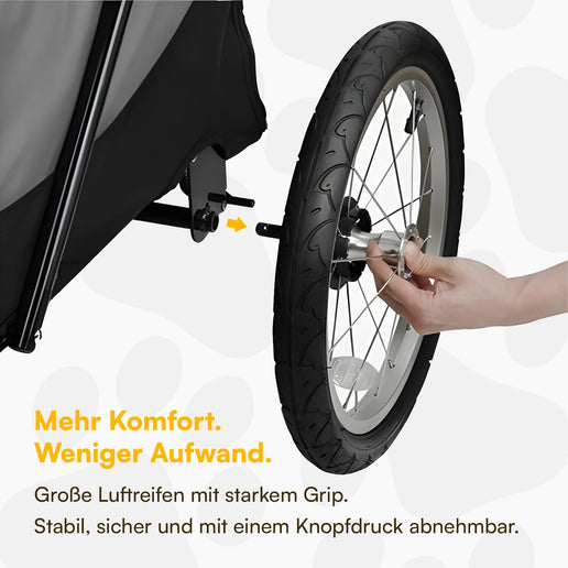 Petstro Stroller Skyline - Dog Buggy up to 45 kg - Orange