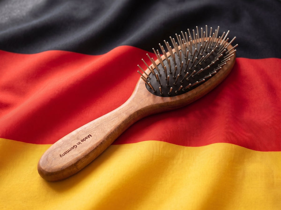Prestige Pin-Bürste aus Birnbaumholz, Made in Germany
