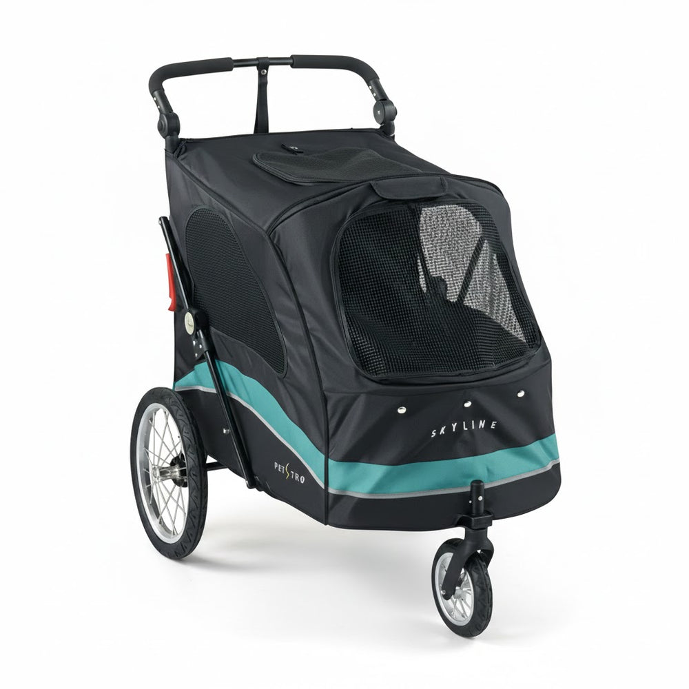 Petstro Stroller Skyline - Hundebuggy bis 45kg - Türkis