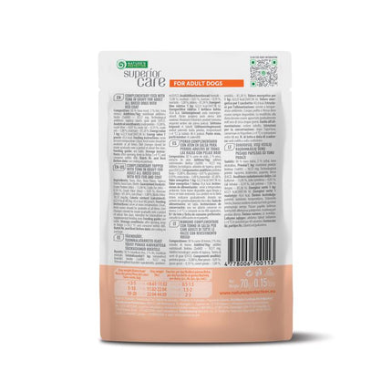 Nature's Protection Superior Care - Nassfutter, Ergänzungsfutter mit Thunfisch für Erwachsene Hunde, Rotes Fell, Alle Rassen, 70 g